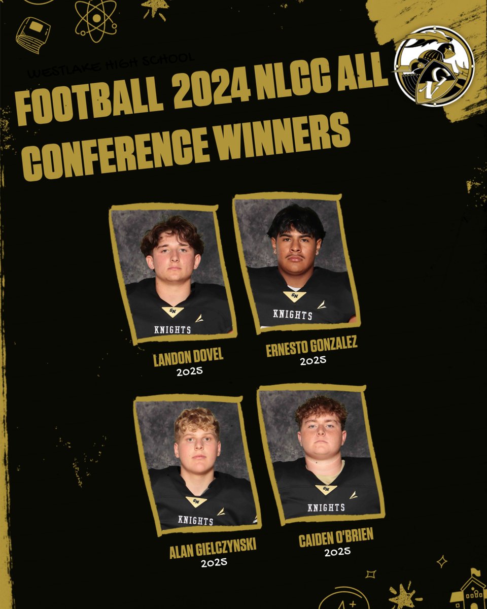 Congratulations to our 2024 NLCC All-conference winners for football!!