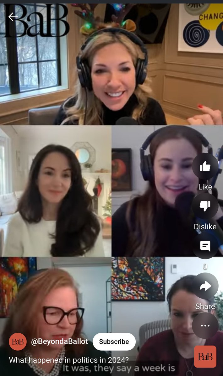 📻 ICYMI: Founding Partner, <a href="/brittneykerr_/">Brittney Kerr</a>, joined the <a href="/beyondaballot/">Beyond a Ballot</a> podcast with <a href="/amandaalvaro/">Amanda Alvaro</a>,  <a href="/segalrs/">Rachael Segal</a>, <a href="/KatlynHarrison/">Kate Harrison</a>, Kim Wright to discuss what happened in 2024, what to expect in 2025, and favourite holiday films.

Tune in at the link below: 

lnkd.in/guhEYiiv