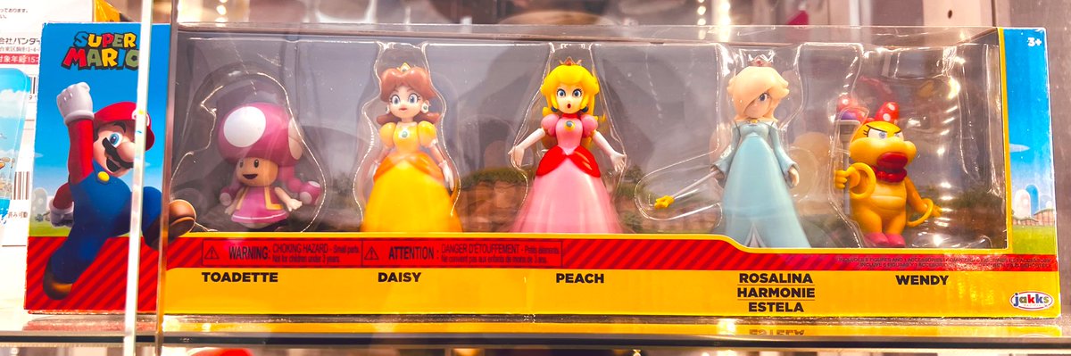 Jakks」のマリオフィギュア、海外限定のガールズコレクションな5キャラ