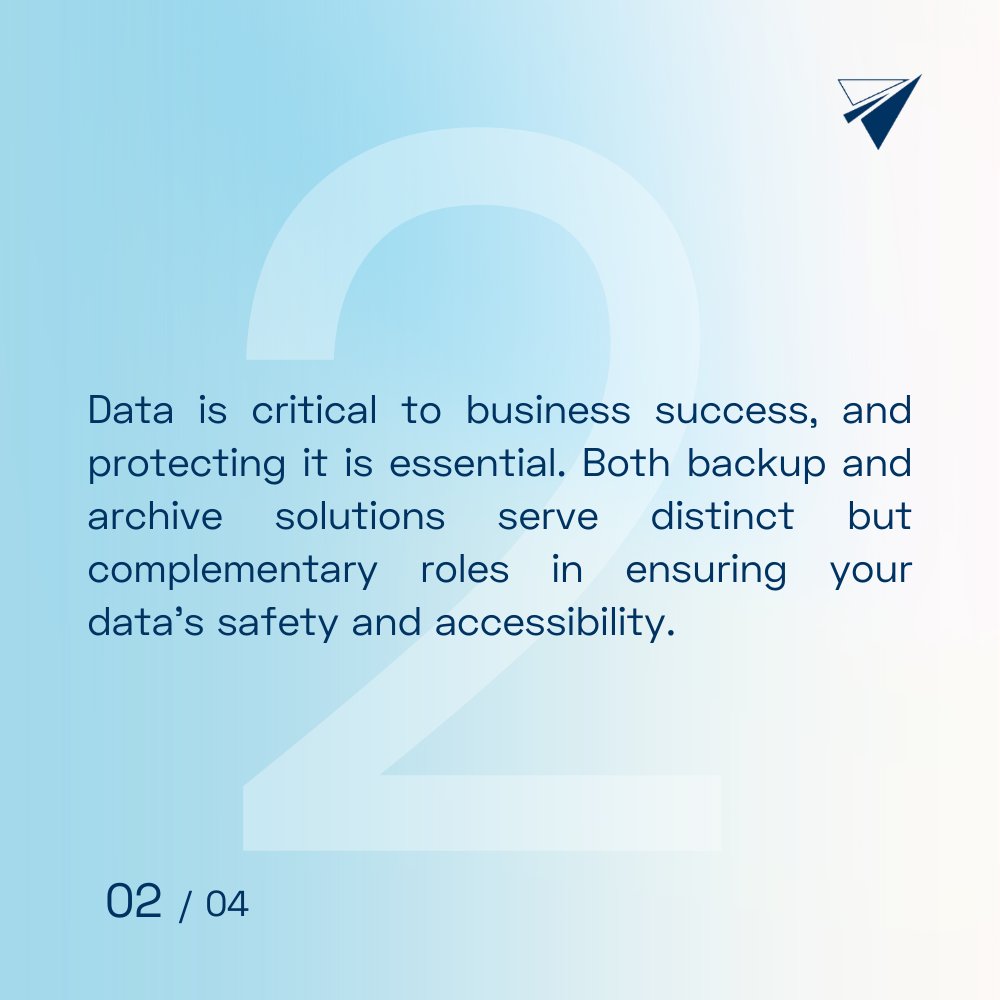 TECHARROW's tweet image. 💡Backup or Archive?

While archiving ensures long-term storage and helps meet compliance needs, backups act as your first line of defense against data loss from cyberattacks, or system failures. By using the right software, you ensure your data remains secure.

#TECHARROW