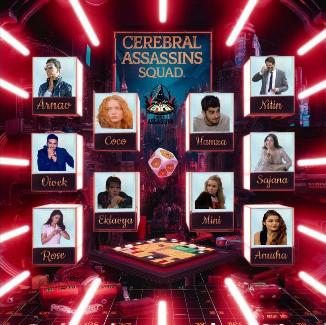 Ludo just got a whole lot more exciting! Introducing  "CEREBRAL ASSASSINS", the team that's ready to shake things up in the LTPL league! #LTPL #LudoLove #CA