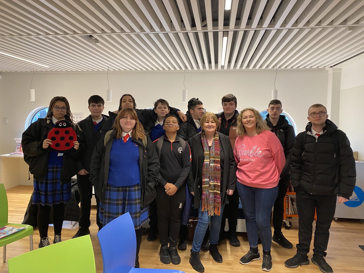 Thank you Finglas Library for hosting a visit for TY visits with the writer Helena Close.