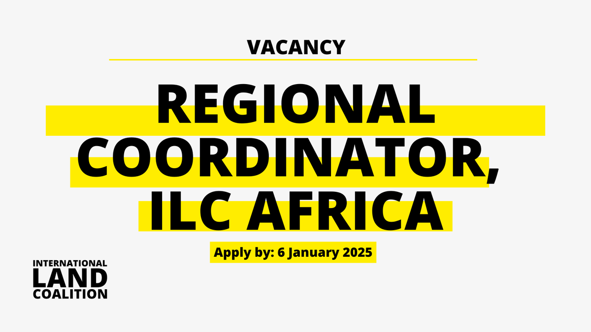 💫 Are you an #advocacy expert, committed to social and #environmentaljustice based in #Africa?    👋 🌍

💡 Apply here: bit.ly/41COtNB  
📅 Deadline: 6 January 2025
