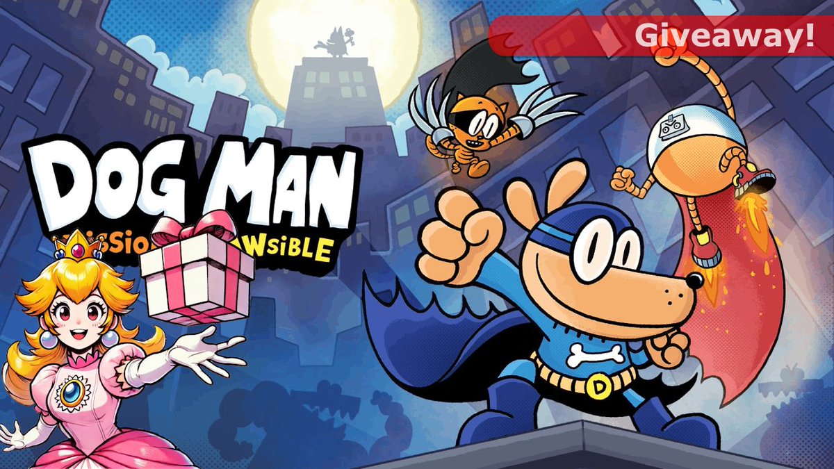 NindieSpotlight's tweet photo. Time for another #Switch #Giveaway, this time for the family-friendly platforming strategy fun of #DogManMissionImpawsible from @MindscapeGames!

To enter:
🐶Follow!
🐾Retweet!

Bonus chance: What are your favorite #IndieGames that are fun for the whole family?!?

Drawing 12/19! https://t.co/bMcFRfDGJD