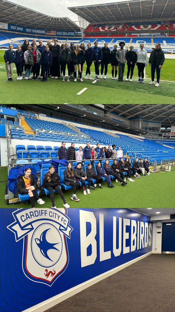 BignellMiss's tweet photo. A huge thank you to @CardiffCityFC  for our stadium tour and training session last week. Everyone had a brilliant time⚽️ @StJoesRCpe @sjhsnewport https://t.co/jvRy9jY9jo