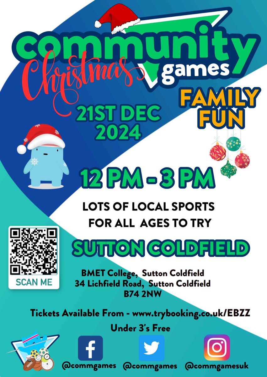 Ho ho ho! Join us for the Christmas Community Games this Saturday 🎄🏓🎾🪓🎳🥌🏸💃🕺🏽🤸‍♂️🚴🏻‍♀️🏉

It’s our final event of the year to inspire health &amp; happiness! 😅

Let’s end 2024 on a high—see you there or share with someone who’ll love it! 🎉