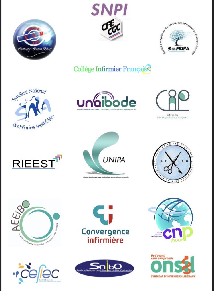 SNIA75's tweet image. Communiqué commun des organisations infirmières en soutien aux Infirmier(e)s de Bloc Opératoire Diplomé(e)s d’État #IBODE