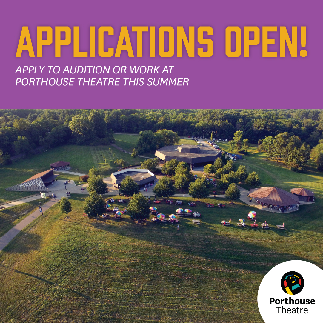 Work with us this summer at Porthouse Theatre! 

Every year Porthouse Theatre welcomes professional and student designers, technicians, staff and actors.

Apply for employment or secure an audition at kent.edu/porthouse/work…