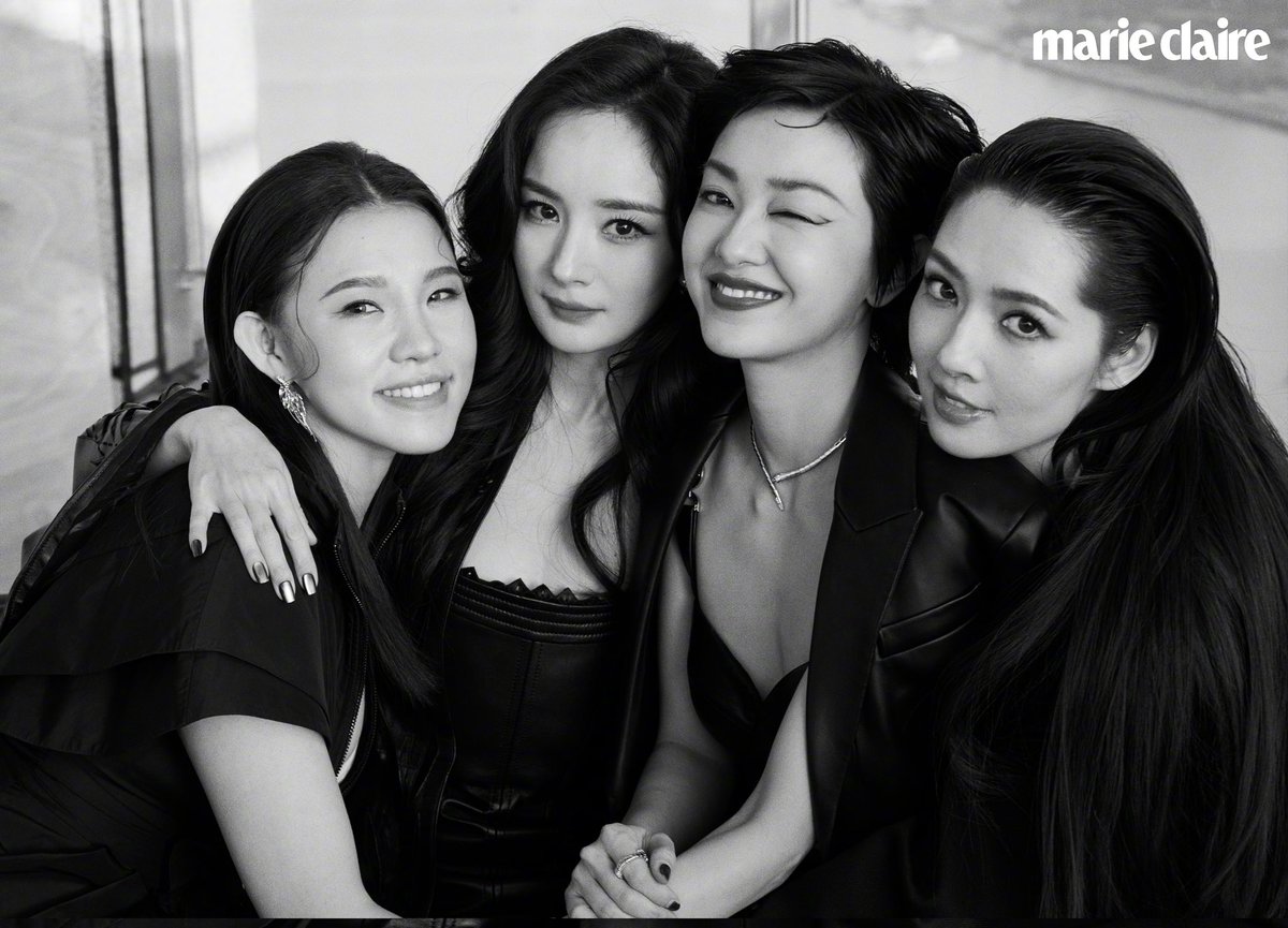 dramapotatoe's tweet photo. Marie China releases group pics of #TinyTimes leads Yang Mi, Amber Kuo, Bea Hayden Guo Biting & Evonne Hsieh as they reunite at Power Trip Women's Influence Night https://t.co/z7TTSPYV4M