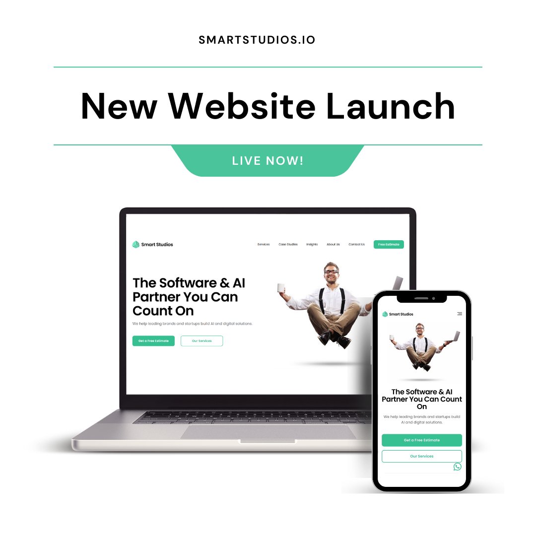 SmartStudiosLtd's tweet image. Visit our new website smartstudios.io 🌐🖱️ 

Learn more about Smart Studios! Explore our services, review case studies, and get a free customized estimate designed just for you!

#SmartStudios #AIsolution #NETDevelopers #TechSolution #AI