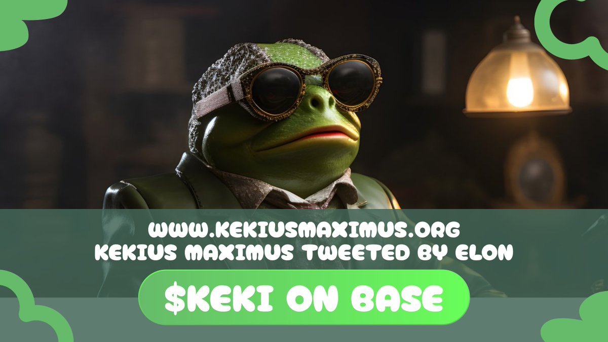 <a href="/cryptoskullx/">CryptoSkull 💀 ze last bull standing</a> Hermanito come to $KEKI'to

#KekiusMaximus hot AF primed to send meta tweeted by Elon Musk! No such legit elsewhere.

Just ours on Base

0x015E6650D0C087aB44B64F0D54F7Ca05b2067aA4