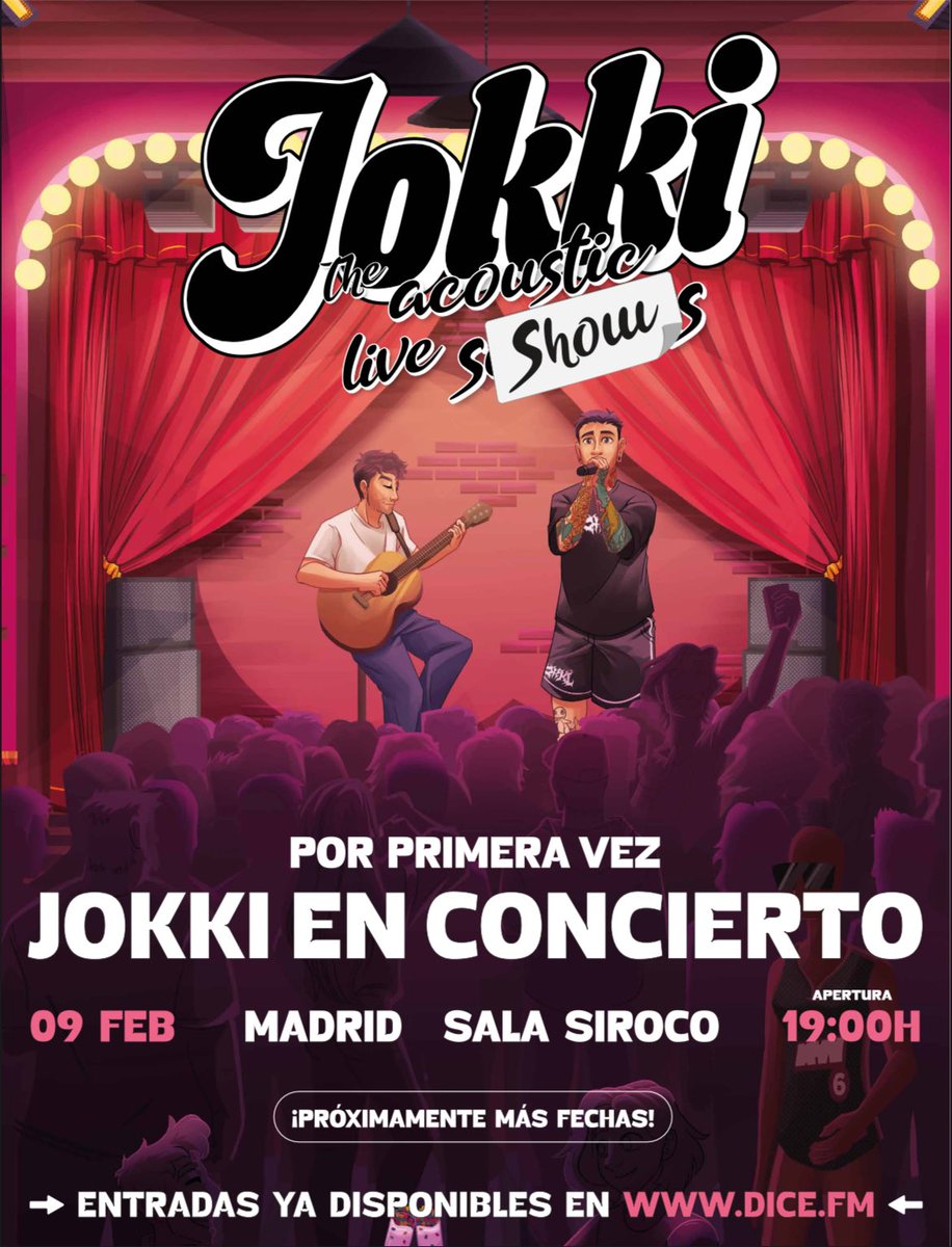 Me hace enormemente feliz anunciar que el 9 de febrero estaré tocando en Madrid junto a Juanjo, hemos preparado un formato acústico muy bonito 🥹

Entradas ya disponibles en el link de mi perfil! 

Nos vemos pronto 💖