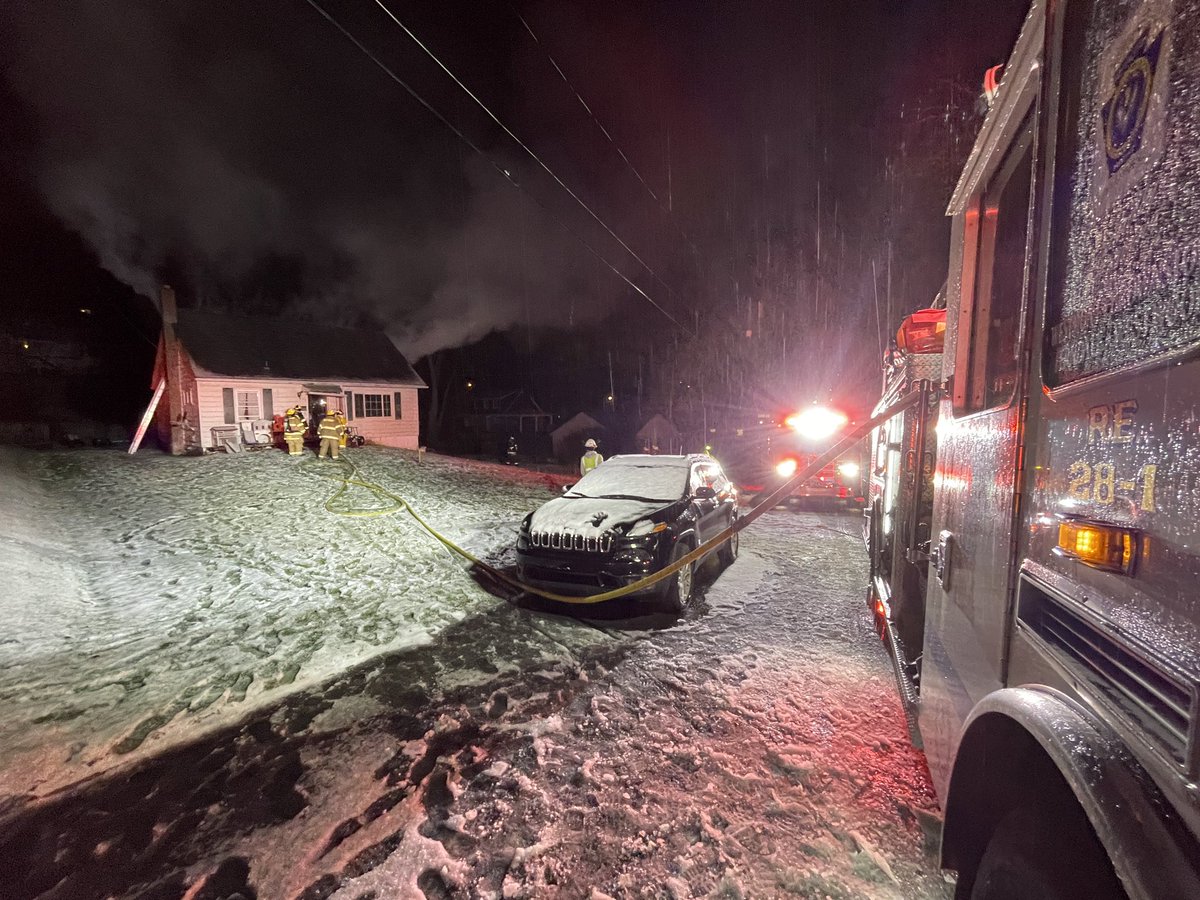 WestHillsRegFD's tweet photo. On 12/15 shortly before 11PM, The West Hills Regional Fire Department was dispatched on a first alarm assignment to assist the Southmont Volunteer Fire Company with a working house fire. The fire was declared under control within 15 minutes of first arriving units.

#WHRFD https://t.co/PB84cWMjDT
