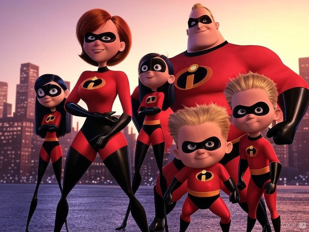 Catchpandian's tweet photo. The Incredibles is a 2004 American animated superhero film produced by Pixar Animation Studios for Walt Disney Pictures. https://t.co/dj6PlYdDMU