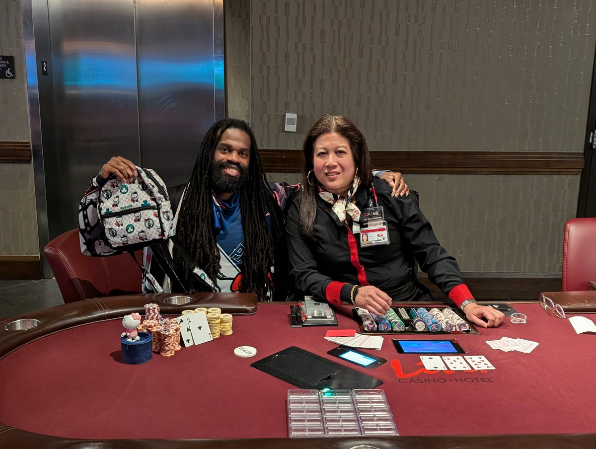 ArnwineJustin's tweet photo. Busted da @MGMNH_Poker morning tournament, then drove to @LivePokerRoom and won the night tournament straight up no chop , 1 buy in for win #34 of da year https://t.co/2cRMj8IZAe https://t.co/4aun7hPsHD