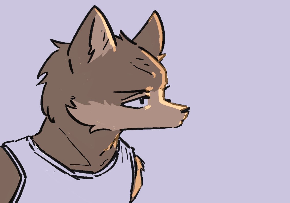 JozuJozzu's tweet image. #wip #draw #sketchdraw #sketch #furry #practice #wolf #oc