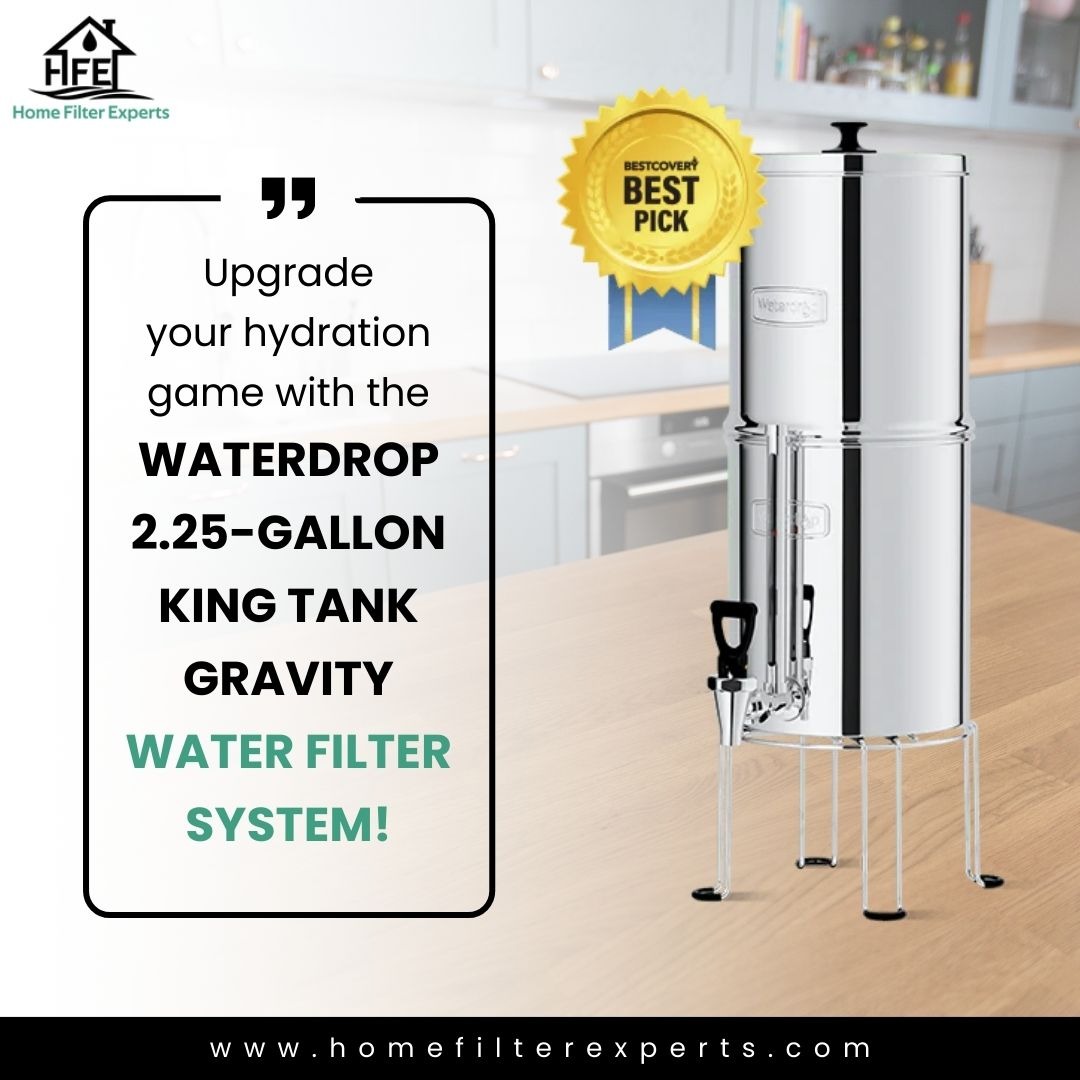 homefilterpros's tweet image. 💧 Upgrade Your Hydration Game! 💧

Introducing the WATERDROP 2.25-GALLON KING TANK GRAVITY WATER FILTER SYSTEM – your ultimate solution for clean and refreshing water.

🌐 Shop now: homefilterexperts.com

#homefilterexperts #healthessential #waterfiltration #drinkclean