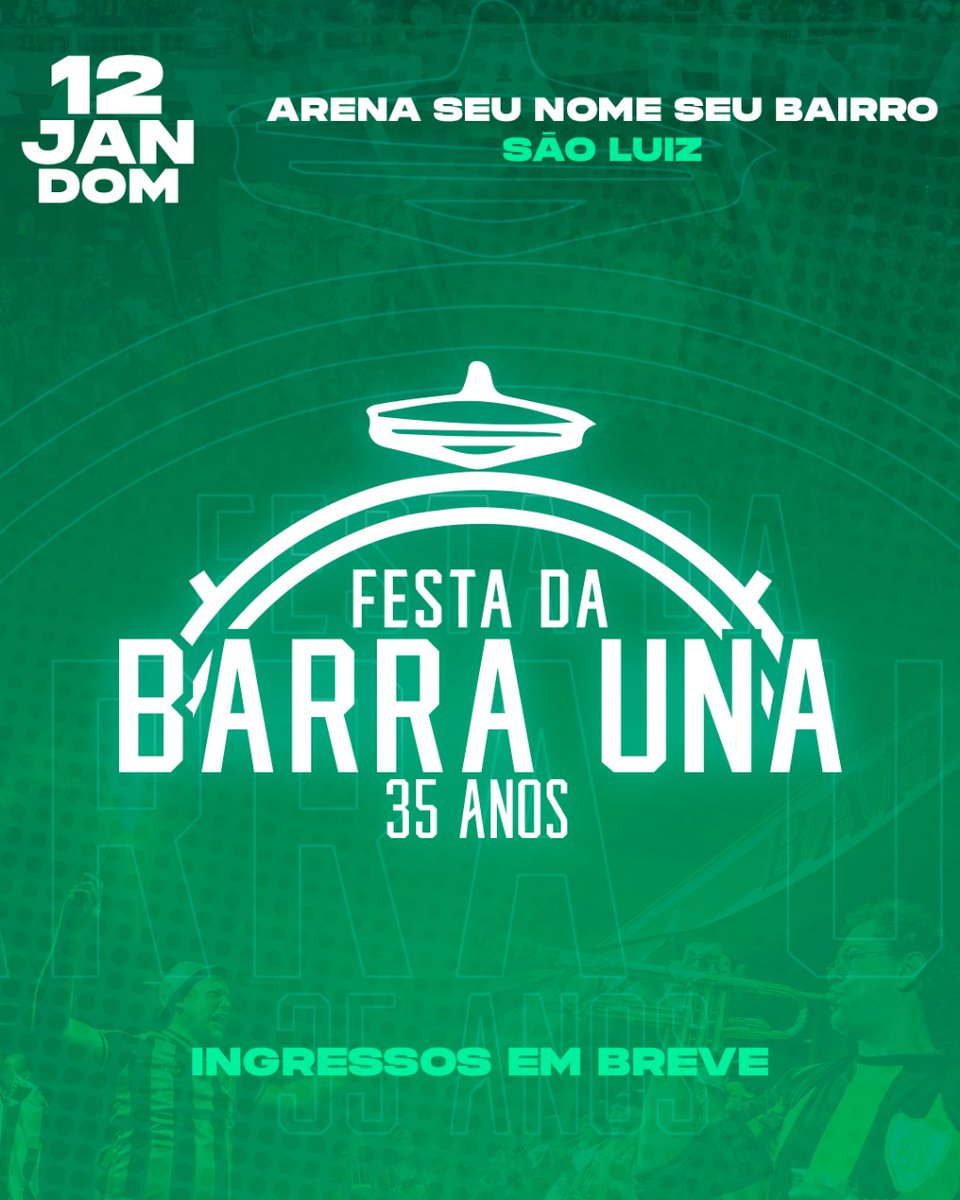 Nessa semana, iniciam-se as vendas da nossa grande festa de 35 anos. Fiquem atentos. 

A grande novidade é a volta do Futebol ao evento. Flash Tattoo, Open bar e open food, música ao vivo e banda da Unida

Impossível ficar de fora! #UNA35ANOS