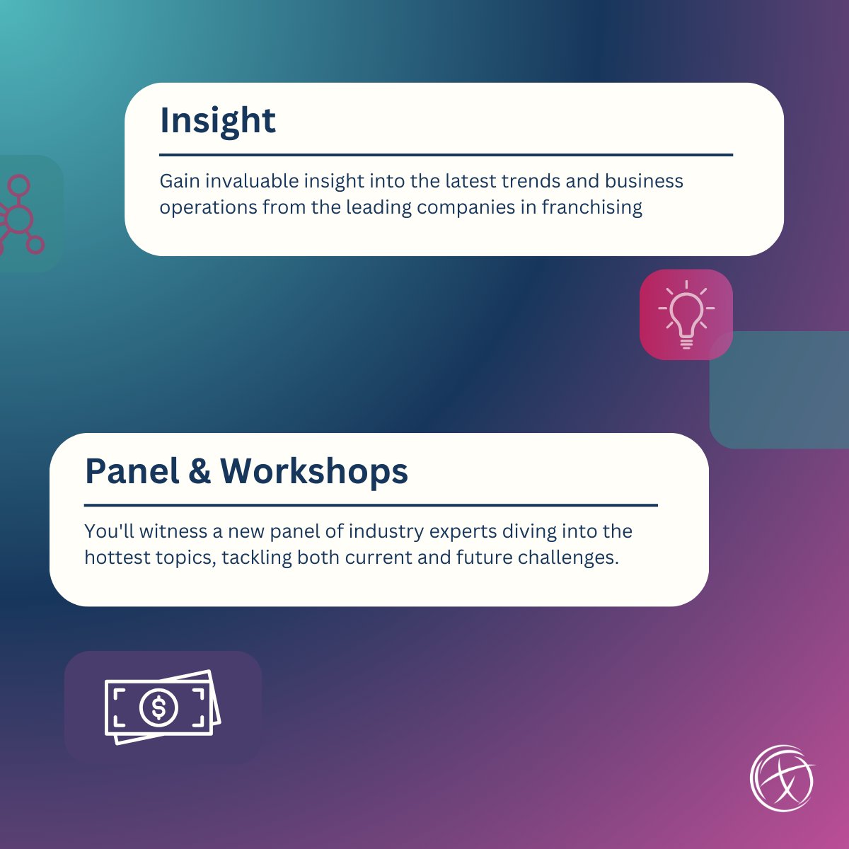 IFAWorldShow's tweet photo. Take a look at what's on offer at The IFA World Franchise Show on May 9th &amp; 10th 2025.🔍 

From Expert Panels &amp; Workshops to Keynote Speakers and networking. Our event is dedicated to providing the best in educational content. 

Find out more 👉 https://t.co/FpBy3mguQq
#ifa https://t.co/Mk5lYG3AFK