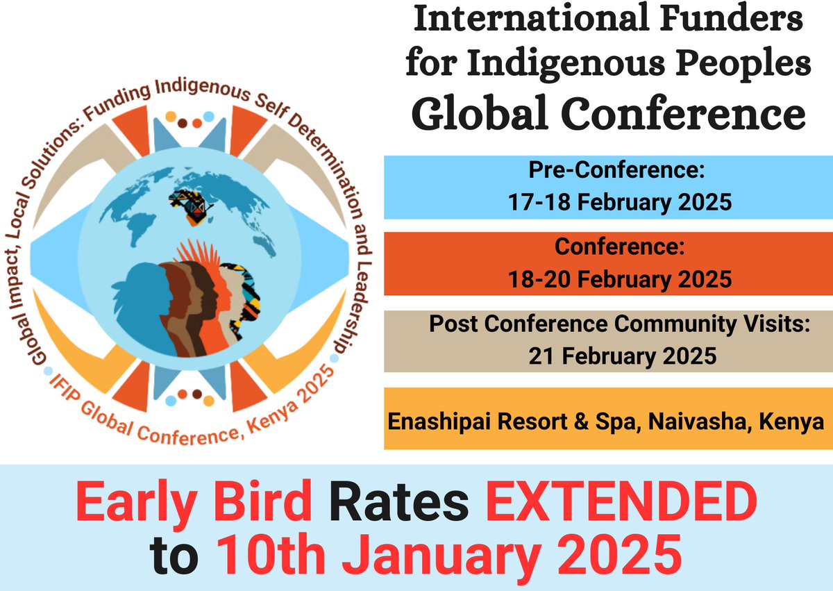 📢 Great news! We’ve extended the early bird registration for the #IFIPGlobalConference2025 to 10 January 2025! 🎉
Don’t miss your chance to join us in Naivasha, Kenya, this February to explore “Global Impact, Local Solutions.”
👉 Register: bit.ly/3UaEZ7H