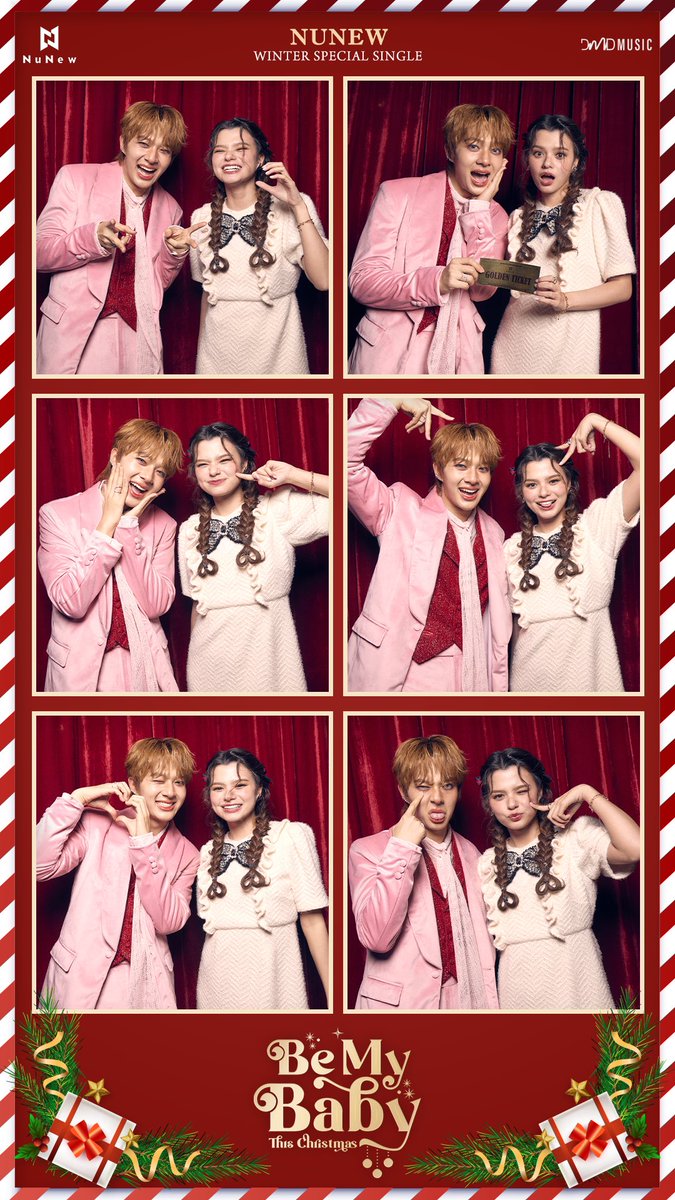 DMDMusicTH's tweet photo. ขอขอบคุณ “คุณเบคกี้” @AngelssBecky ที่มาร่วมเล่น MV เพลง “𝘽𝙚 𝙈𝙮 𝘽𝙖𝙗𝙮 (𝙏𝙝𝙞𝙨 𝘾𝙝𝙧𝙞𝙨𝙩𝙢𝙖𝙨)” กับ “นุนิว” @CwrNew ด้วยนะคะ🎄✨

สามารถรับชม MV ได้ที่ :
🎞️ https://t.co/ixf08Ga0oy

Available now on streaming platforms 
➣ https://t.co/surALcsGXi

NUNEW CHRISTMAS SONG
#BeMyBabyByNuNew
#NuNew #DMDMUSIC