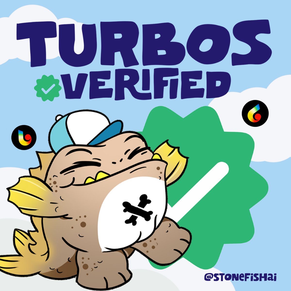 Ahoy, $SAI-lors! 🚢 
Guess what? 

We're now <a href="/Turbos_finance/">Turbos Finance</a> -verified! 🔥 

$SUI $SAI #Turbos #StoneFish #AI