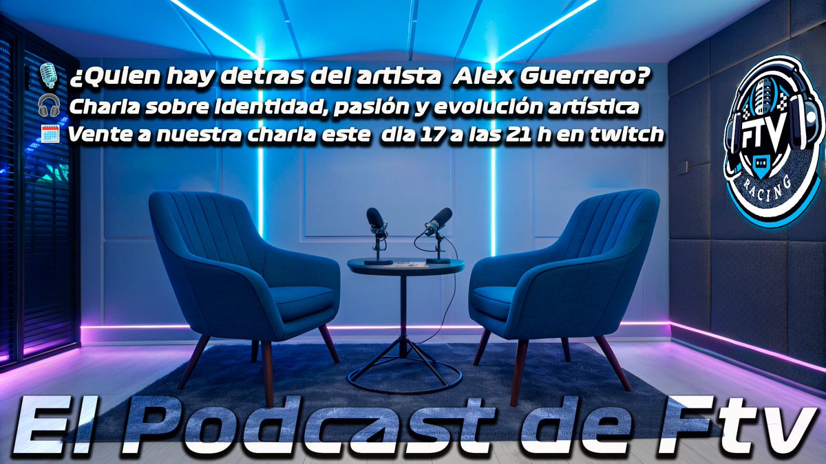 FTV Racing (@ftvracing) on Twitter photo 📷 <a href="/djalexguerrero/">Alex Guerrero</a> nos lleva a través de su fascinante viaje por el mundo de la música, compartiendo cómo convierte emociones en arte y las historias detrás de su creatividad. Descubre esta charla especial ¡No te lo pierdas!📷 twitch.tv/ftvracing 📷 <a href="/djalexguerrero/">Alex Guerrero</a> nos lleva a través de su fascinante viaje por el mundo de la música, compartiendo cómo convierte emociones en arte y las historias detrás de su creatividad. Descubre esta charla especial ¡No te lo pierdas!📷 twitch.tv/ftvracing