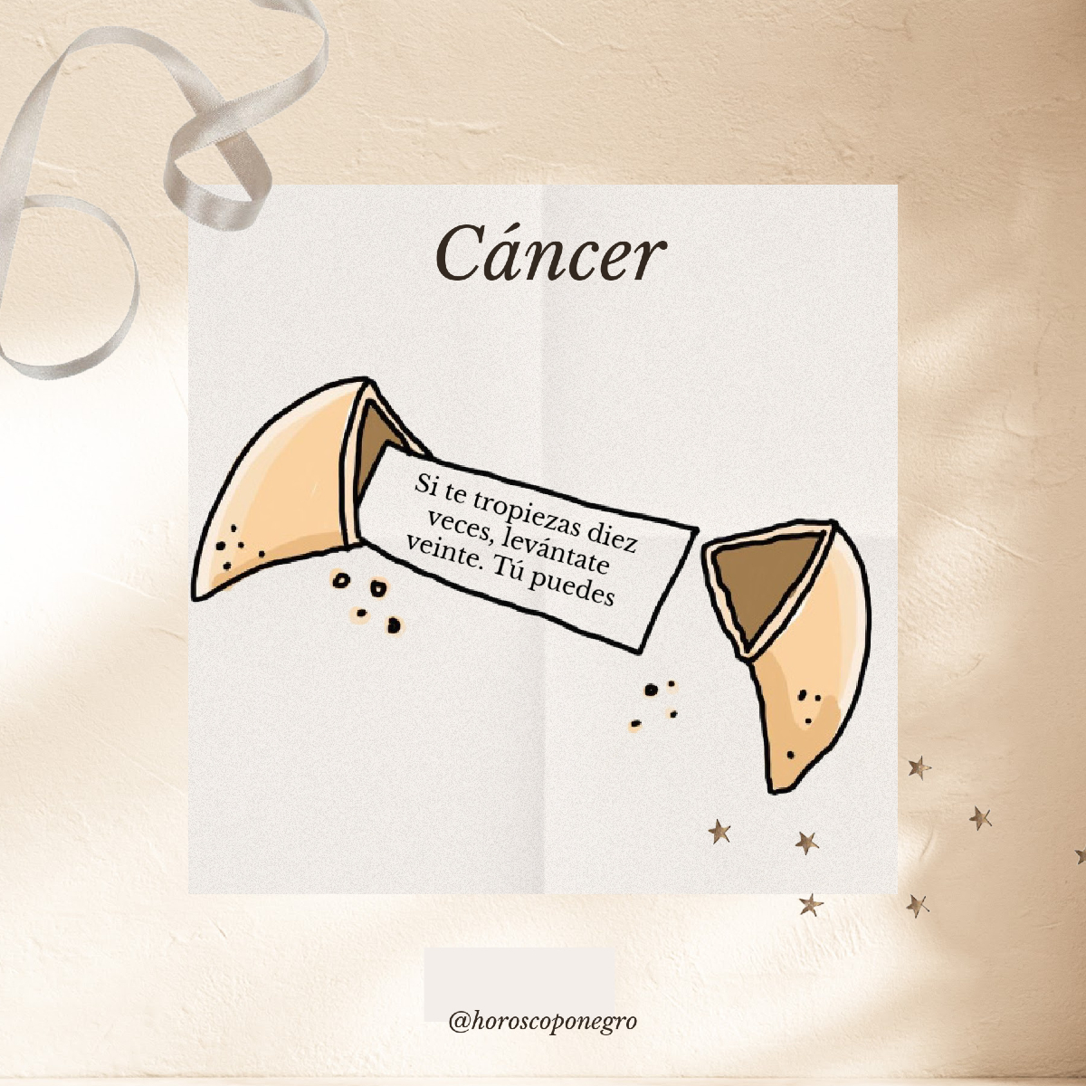 cancer_hn's tweet photo. La galleta de la suerte no engaña, Cáncer 🔮 https://t.co/twN5CGjF7B