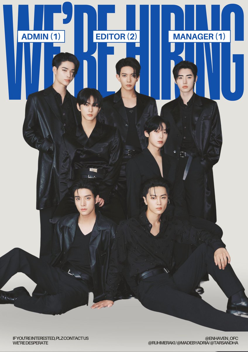 ㅤ

We are looking for 𝒀𝑶𝑼! Yes, you, those who are interested in helping us reach new heights and grow together as a team. Drop yourself in either one of these CP’s messages for more information.

👥 <a href="/RuhMeraki/">Maheswara.</a> / <a href="/madebyadria/">𝓐driana Jasmine.</a>
 / <a href="/tarsandha/">Eveline</a>.

ㅤ