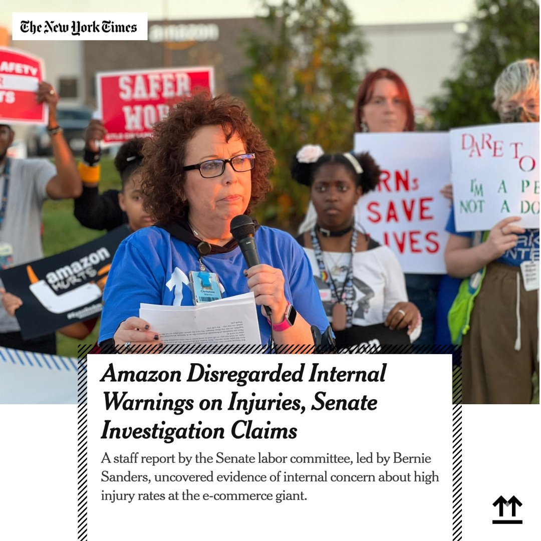 moworkerscenter's tweet image. 🚨🗞️BREAKING🗞️🚨

Over a dozen @amazon #STL8 workers are in a bombshell report just released by the U.S. Senate Health, Education, Labor and Pensions (HELP) Committee! Via @nytimes: nytimes.com/2024/12/16/bus…

#AmazonHurts #MakeAmazonPay 
#MOworkers