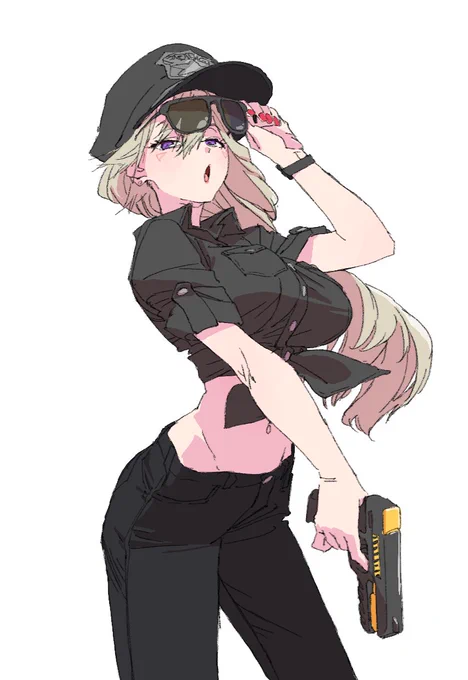 バブリー警察#引き小森画 