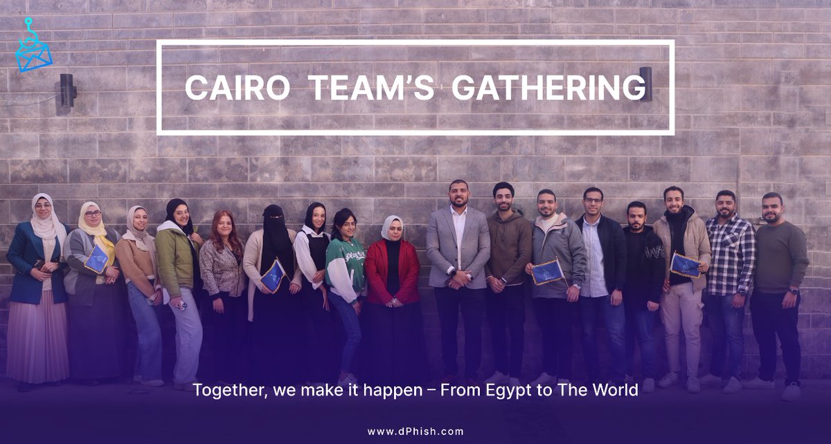 Celebrating the strength of the Cairo team! Together, we bring ideas to life and drive success. From Egypt to the world, our journey continues with passion and unity. 💪

#TeamWork #dPhishFamily #GlobalImpact