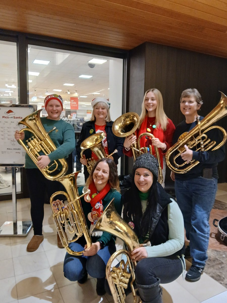 Black Knight musicians participated in the annual Tuba Christmas performance at the Oakdale Commons on Saturday.