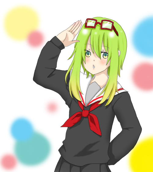 GUMI 「GUMIちゃんはこんな感じだった…w #GUMI #みんなの推しの初描き絵と最近」|まいむぎのイラスト