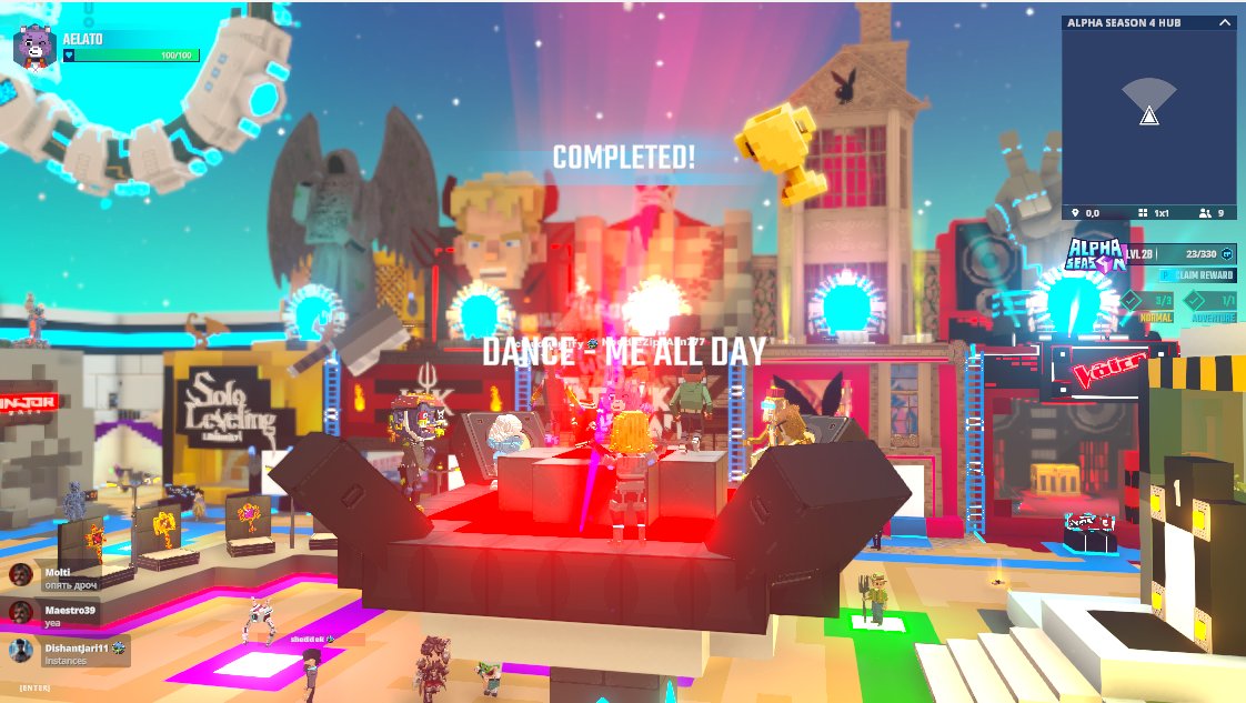 AlenAelato's tweet photo. 🥳🎊 Partying it up at the Alpha Season 4 bash in @TheSandboxGame Hub! The metaverse knows how to throw a party! https://t.co/2kLLnI7JId #TheSandbox #AlphaSeason4 #AS4SocialChallenge https://t.co/g9MSwpCfgO