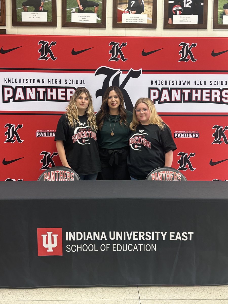 We have had a busy couple of weeks with our signing events! Congratulations to Kelsey Brim, Rebecca Rice, Gracie Goodpaster, and Kaylee Imel who have all committed to continuing their education at IU East and will be studying education. <a href="/iueast/">IU East</a>