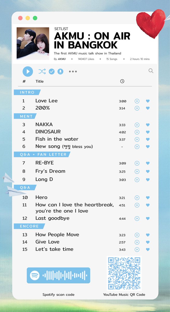 AKMU ON AIR BKK tweet media