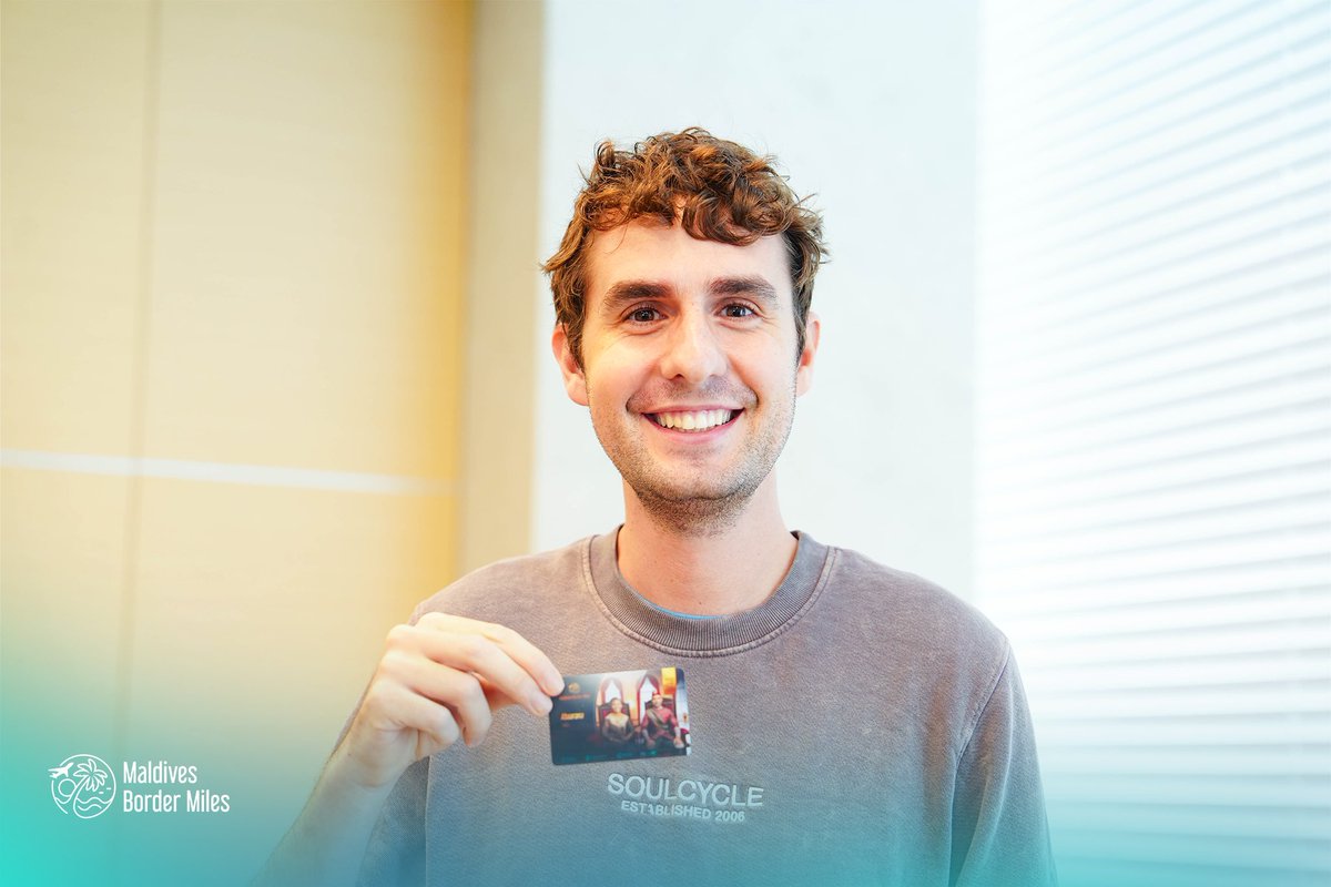 BorderMilesMv's tweet photo. Exciting news from Maldives Border Miles! Today, we proudly welcomed our very first Platinum Member, Mr. Federico, who utilised the exclusive CIP lounge benefit provided by MACL. https://t.co/dyGcaVeuoZ