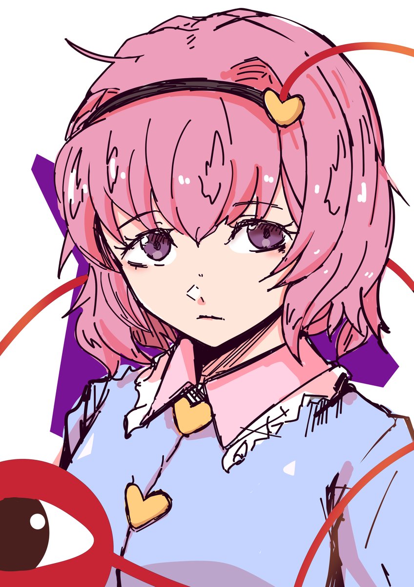 30分ドロでさとり様描きました