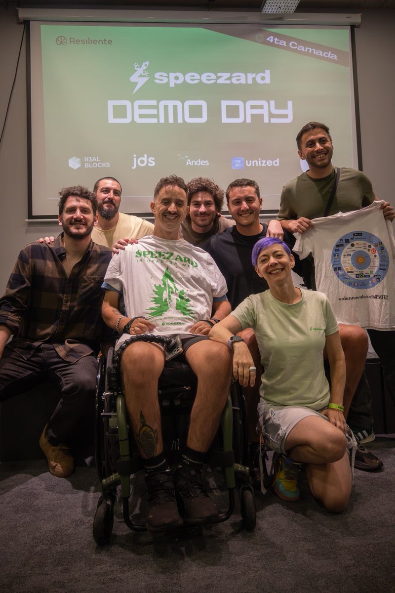 Arielcontra🦎⚡️ (@arielcontra) on Twitter photo 🚀 El Demo Day de la 4ª camada de <a href="/Speezard_W3/">Speezard⚡🦎</a> fue pura emoción:
Nervios por mostrar todo el trabajo.
Felicidad al ver a <a href="/AndesFinance/">AndesFinance</a>, <a href="/r3al_blocks/">R3al Blocks</a>, <a href="/JoldersVC/">JOLDERS | Redefinimos la forma de Invertir ✨</a>, Unized y <a href="/zup_protocol/">Zup Protocol ⚡️</a> crecer y brillar.
Orgullo de cerrar esta etapa junto a <a href="/Resilientes_W3/">Resilientes</a>
¡Vamos por más!💪🏻 🚀 El Demo Day de la 4ª camada de <a href="/Speezard_W3/">Speezard⚡🦎</a> fue pura emoción:
Nervios por mostrar todo el trabajo.
Felicidad al ver a <a href="/AndesFinance/">AndesFinance</a>, <a href="/r3al_blocks/">R3al Blocks</a>, <a href="/JoldersVC/">JOLDERS | Redefinimos la forma de Invertir ✨</a>, Unized y <a href="/zup_protocol/">Zup Protocol ⚡️</a> crecer y brillar.
Orgullo de cerrar esta etapa junto a <a href="/Resilientes_W3/">Resilientes</a>
¡Vamos por más!💪🏻