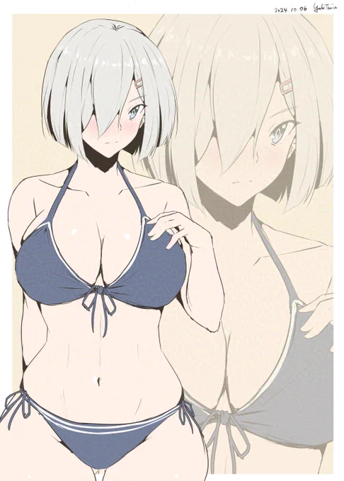 #今年も残りわずかなので今年一番伸びた絵を貼る 何故か過去一伸びた浜風 