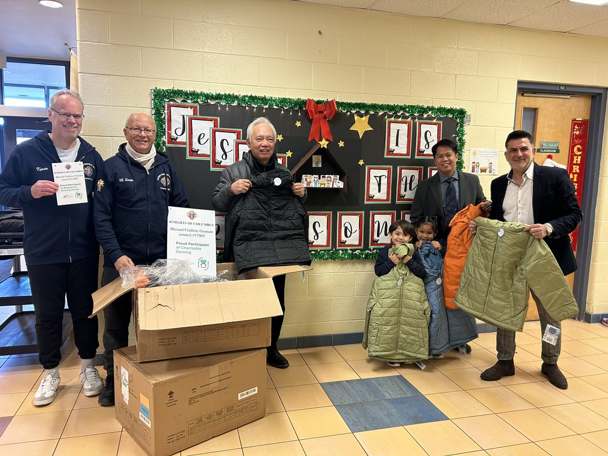 Ms. Kakish, OCT🍎 (@mskakish) on Twitter photo “It is more blessed to give than to receive.” Acts 20:35 🤍🙏🏼✝️ A special THANK YOU to Francis and <a href="/KofC/">Knights of Columbus</a> for the gift of warmth especially in a season filled with giving. <a href="/TCDSB/">Toronto Catholic District School Board</a> <a href="/TimothyTcdsb/">St Timothy TCDSB</a> <a href="/TCDSB_NCC/">TCDSB Nurturing our Catholic Community</a> <a href="/Equity_TCDSB/">TCDSB Indigenous Ed, Equity & Community Relations</a> <a href="/GrassaCharlie/">Charlie Grassa</a> <a href="/TCDSBdirector/">Brendan Browne</a> <a href="/PerinoFrancesca/">Francesca A</a> “It is more blessed to give than to receive.” Acts 20:35 🤍🙏🏼✝️ A special THANK YOU to Francis and <a href="/KofC/">Knights of Columbus</a> for the gift of warmth especially in a season filled with giving. <a href="/TCDSB/">Toronto Catholic District School Board</a> <a href="/TimothyTcdsb/">St Timothy TCDSB</a> <a href="/TCDSB_NCC/">TCDSB Nurturing our Catholic Community</a> <a href="/Equity_TCDSB/">TCDSB Indigenous Ed, Equity & Community Relations</a> <a href="/GrassaCharlie/">Charlie Grassa</a> <a href="/TCDSBdirector/">Brendan Browne</a> <a href="/PerinoFrancesca/">Francesca A</a>