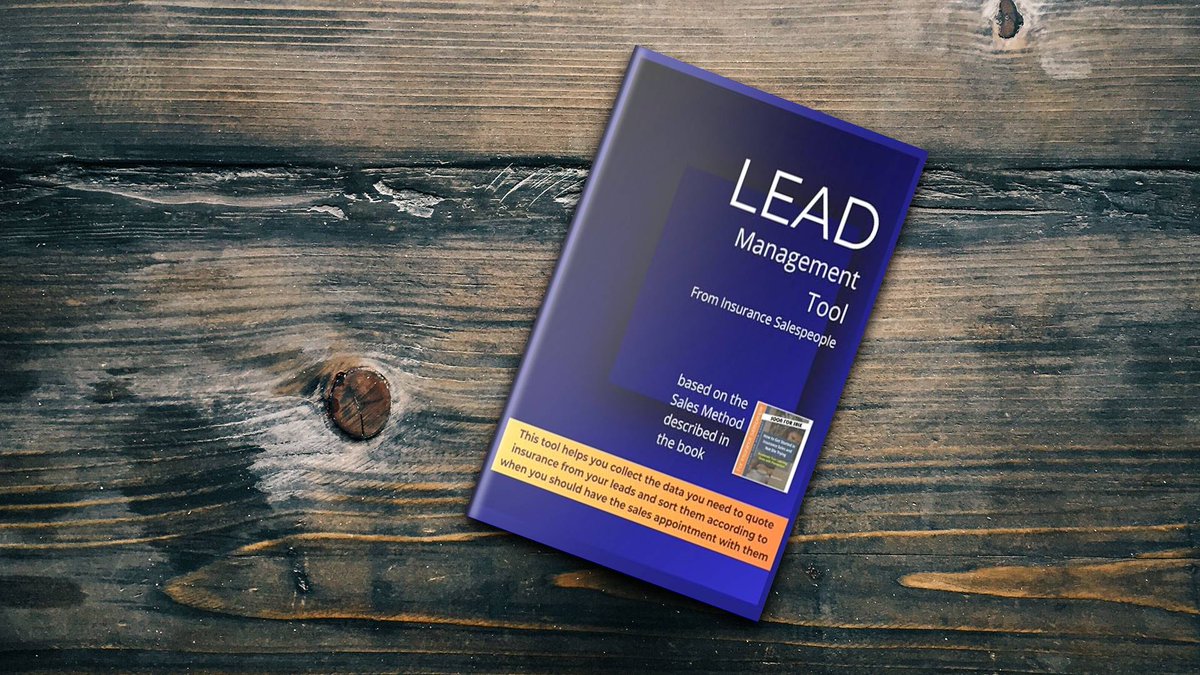 monirvai6968's tweet photo. This is a great book,

Lead Management Tool for Insurance Salespeople
by Miguel Rincón U (Author) 
Must Read.
Grab your copy here: https://t.co/mDG0t0yeIN

#InsuranceSales #LeadManagementTool #SalesEfficiency https://t.co/hfxOihRoku