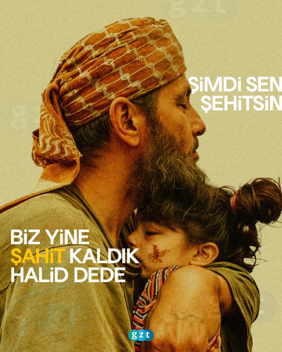 😥Ahiret gözlüğünü takmışsın iman kokuyorsun, güç veriyorsun...

📌 Sen şehitsin biz yine şahit kaldık Halid dede 🇵🇸