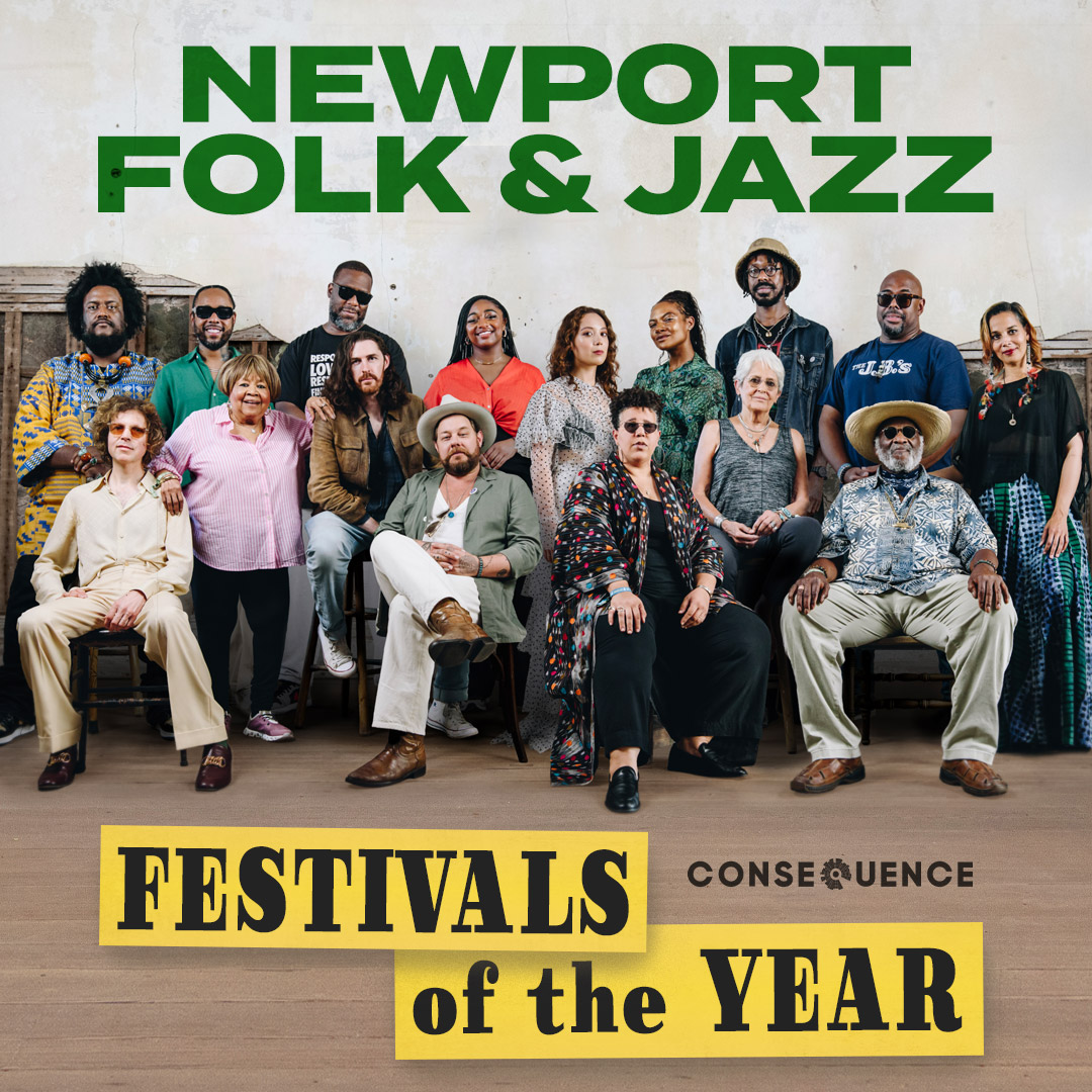 CONSEQUENCE (@consequence) on Twitter photo In 2024, the <a href="/NewportFolkFest/">Newport Folk Fest</a> and <a href="/NewportJazzFest/">Newport Jazz Fest</a> marked 65 and 70 years, respectively, as musical institutions.
In an extensive new profile honoring the events as Consequence's 2024 Festivals of the Year, Ben Kaye explores the legacy of Newport Folk and Jazz with executive In 2024, the <a href="/NewportFolkFest/">Newport Folk Fest</a> and <a href="/NewportJazzFest/">Newport Jazz Fest</a> marked 65 and 70 years, respectively, as musical institutions.
In an extensive new profile honoring the events as Consequence's 2024 Festivals of the Year, Ben Kaye explores the legacy of Newport Folk and Jazz with executive