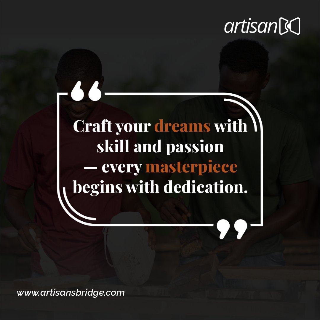 ArtisansBridge's tweet photo. Dedication is a key to success. When you're dedicated to seeing your dreams come true, consistency is never far from you. 

Dedicate yourself to putting in the work!

Happy new week❤️

 #artisan #artisansbridge #clients https://t.co/glci9RLS1q
