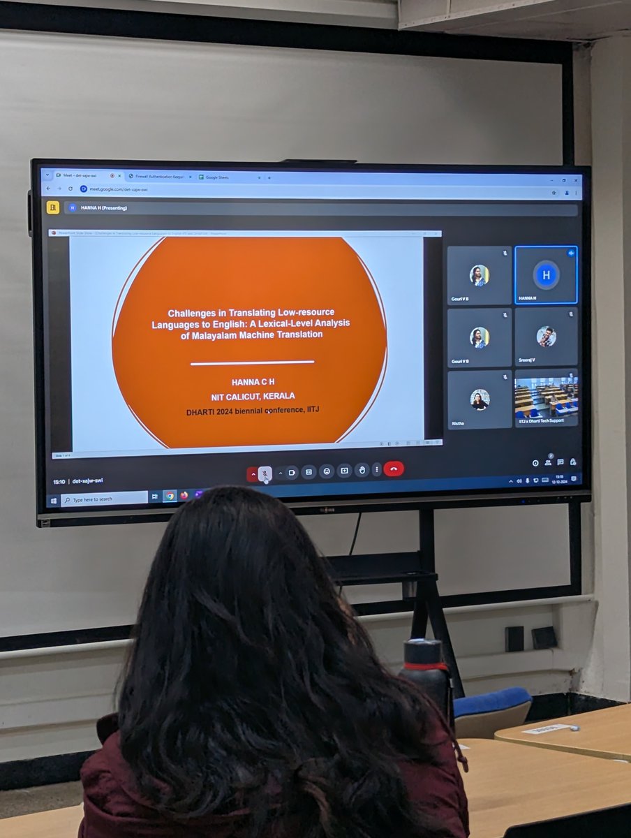 Moments from Session on "Computational Linguistics and Under-Served/Low-Resource Languages"
.
#dh #digitalhumanities #dharti2024 #dharti2024conference #dharti24 #dhartidh #iitjodhpurdh