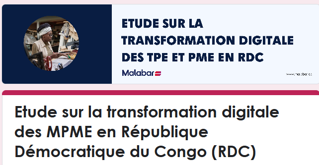 RdcTransforme's tweet photo. Cher(e) entrepreneur(e),
La transformation digitale est au cœur des enjeux de développement de notre pays. Votre entreprise, en tant qu'acteur clé de l'économie congolaise, joue un rôle essentiel dans cette évolution.
A la demande du cabinet Malabar, spécialisé dans les conseils, nous relayons leur message pour la collecte des renseignements pour une étude sur la transformation digitale des entreprises en RDC.
Veuillez cliquer sur cette URL pour participer :
https://t.co/jcz0mtVSQr
En répondant à ce questionnaire, vous contribuez activement à une meilleure compréhension des défis et des opportunités liés à la digitalisation des TPE et PME en RDC. Vos retours précieux nous permettront de mettre en place des actions concrètes pour soutenir le développement numérique de notre tissu économique.
A partager aussi avec d'autres entrepreneurs que vous connaissez.
Merci pour votre confiance.
