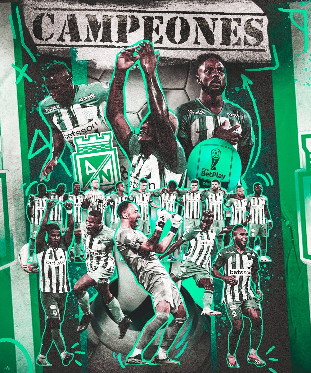 🇳🇬🏆 C A M P E O N E S 🏆💚
Atletico Nacional El Más Grande!!
<a href="/nacionaloficial/">Atlético Nacional</a>