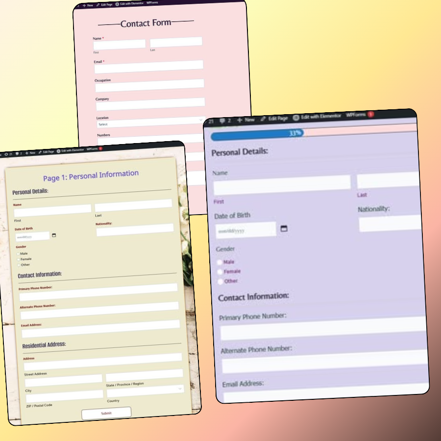 Webargosy's tweet photo. I create customized WordPress contact forms using Gravity Builder, featuring conditional logic and tailored notifications that cater to each client's specific needs.

#contactform #ecommerce #elementorexpert #webargosy #WordPress https://t.co/OLGi4xxZYE